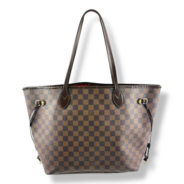 Louis Vuitton Brown Damier Neverfull MM Handbag
