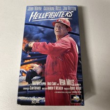 VHS - Hellfighters starring John Wayne & Katherine Ross • untested