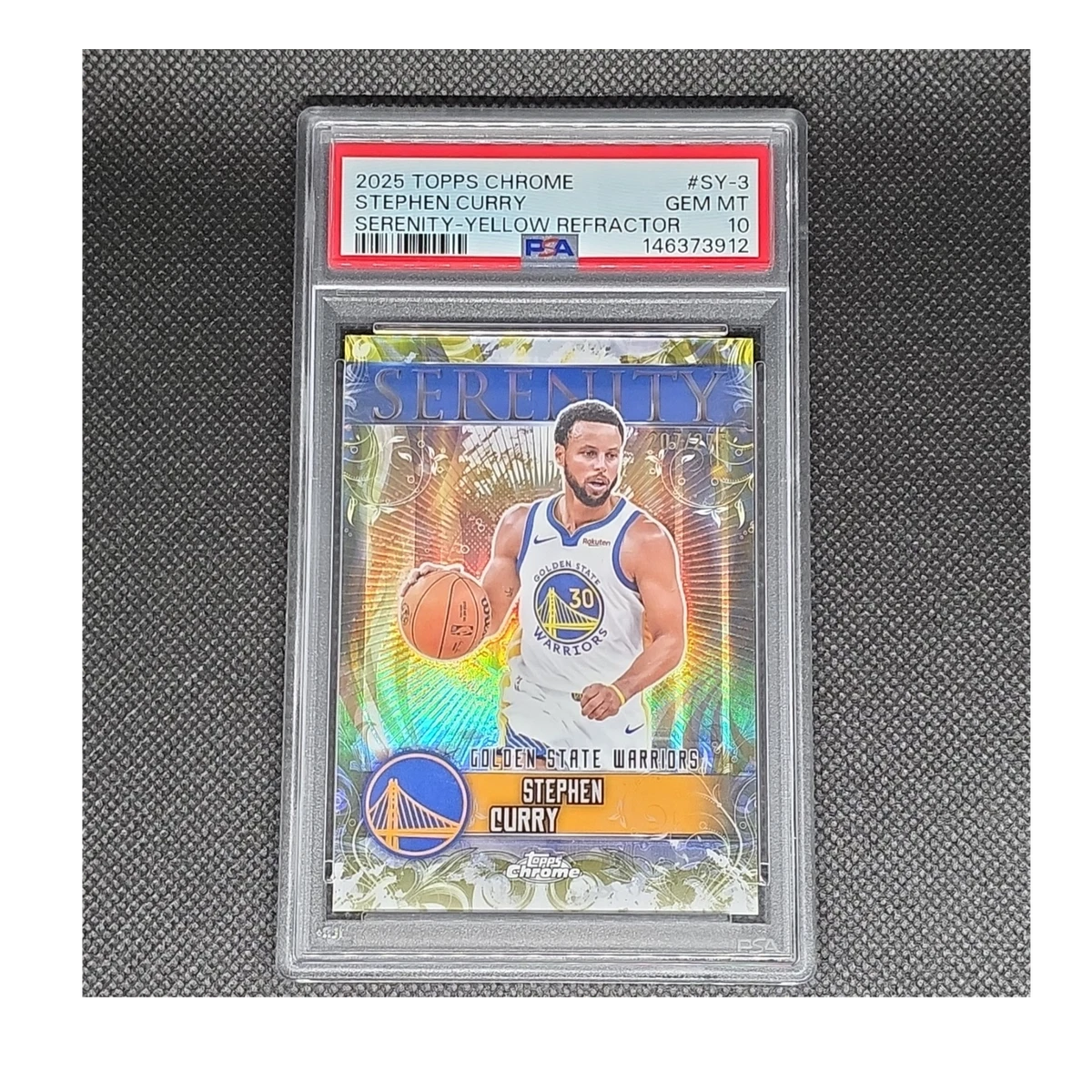 Stephen Curry Basketball Grade 10 Serial Numbered Sports Trading