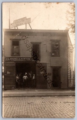 K46/ Deruyter New York RPPC Postcard c10 Clarence Newton Horseshoe Blacksmith 60
