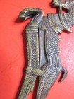 ANTIQUE BRASS HORSE CIGAR CUTTER NUT SPLITTER VICTORIAN OLD RARE TOBACCIANA  BIG — photo 4
