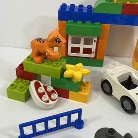 LEGO Duplo 6136 My First Zoo Animals Complete Giraffe Elephant Tiger Polar Bear