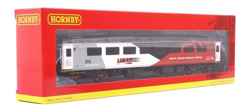 Hornby R40143 Mk2F TSO Second Open 6046 in Loram Rail Operations Boxed, Neu