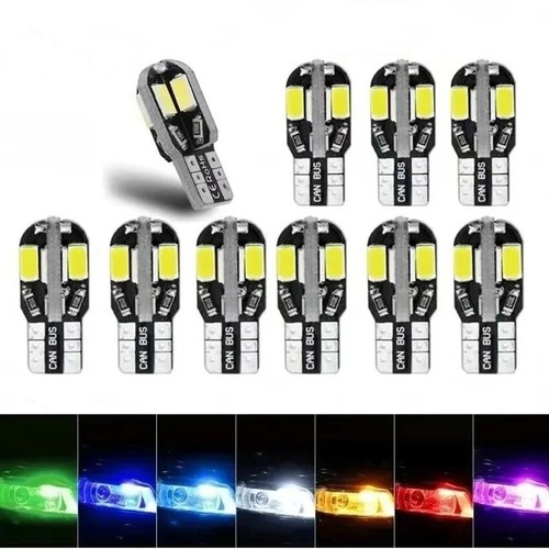 T10 LED Car Light Bulb Canbus License Plate Light Width Light Signal Light 10Pcs - Bild 48 von 94