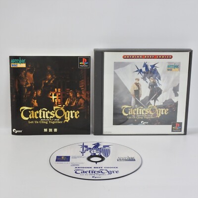 TACTICS OGRE The Best PS1 Playstation For JP System ccc p1