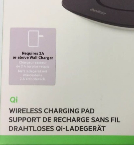 Almohadilla de carga inalámbrica Belkin QI, cable micro USB de 1,8/6 pies, en caja - Imagen 3 de 5