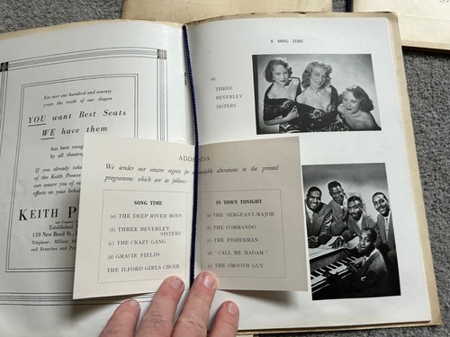 Royal Comand Performance Programes x4, 1949-1952,rare originals, inc colour ads - Picture 9 of 18