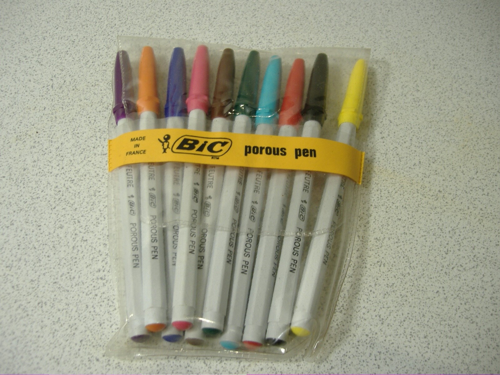 Vintage Bic Feutre Porous Pen New Old Stock Set eBay