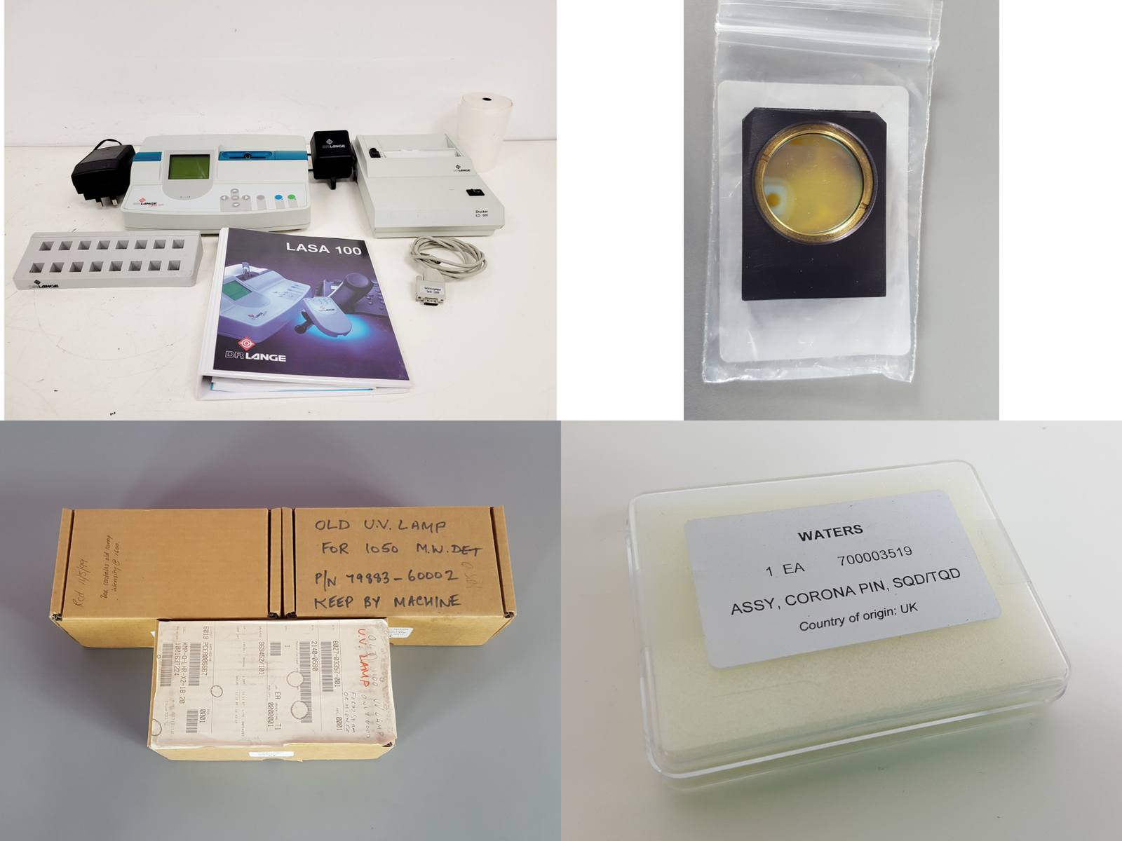 Job Lot of Laboratory Spectroscopy Equipment Spectrometers, Parts