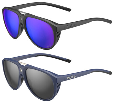 Bolle Euphoria Polarized Volt+ Pilot Sunglasses W/ Side Shields