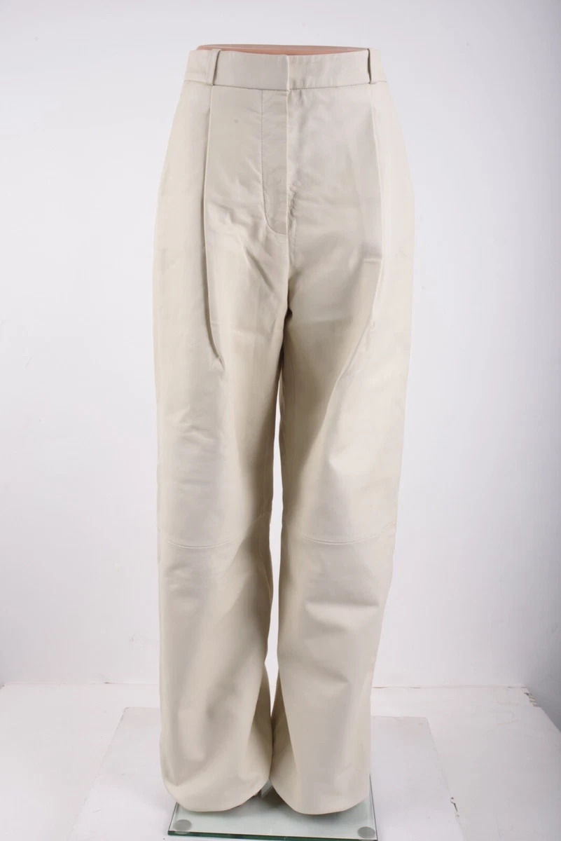 Escada Slim-Fit Trousers in White Viscose Cellulose fibre ref.863402 - Joli  Closet