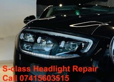 MERCEDES S-CLASS W222 2017 TO 2025 FACELIFT FULL LED HEADLIGHT Repair Service!