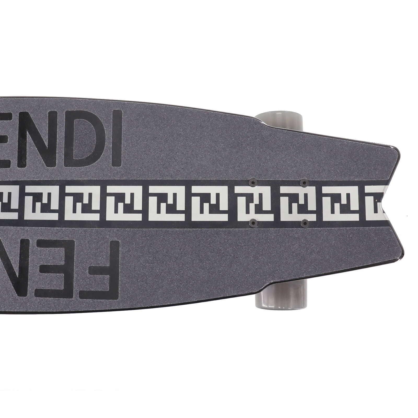 FENDI FF Skateboard Deck Street Zucca Logo Black/Gray #CR730 S thumbnail 4