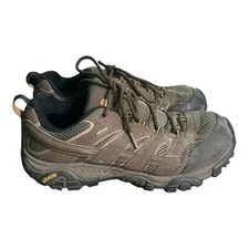 Men's SZ 10 Merrell Brown Moab 2 GTX Gore-Tex Vibram Soles Hiking Shoes J06041W
