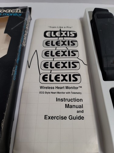 Vtg ELEXIS Wrist Coach Wireless Pulse Monitor Transmitter Watch ** UNTESTED ** - Picture 8 of 8
