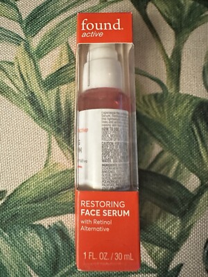 1 Count  Found Active Restoring Face Serum W/ Retinol Alternative 1fl Oz.