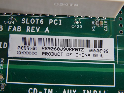 Carte mère PC HP Intel Pentium 4 3,4 GHz 358701-001 347887-002 - Photo 2/3