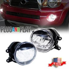 Direct Fit OEM Spec 15W LED Projector Fog Light Lamps Set For Toyota Lexus Scion