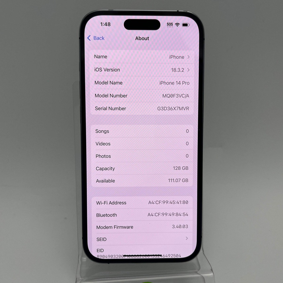 T*7様 Apple14pro 128GBパープル&AquosSense6 Apple iPhone 14 Pro 128GB Deep Purple Unlocked Renewed