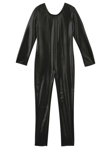 Girls Jumpsuit Costume Leotard Sport Bodysuit Hip Hop Unitard Kids Dancewear - Picture 16 of 70