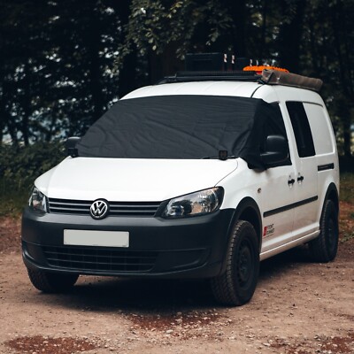 VW Caddy Window Screen Cover Black Out Blind Camper Wrap Curtain Deluxe
