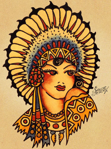 Sailor Jerry 原画 Sailor Jerry Tattoo Art 14 x 11 Photo Print | eBay