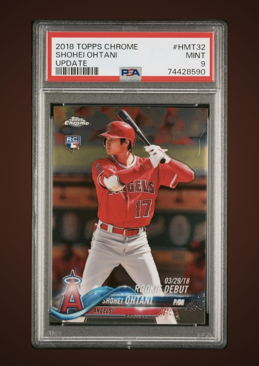 2018 Topps Ref Ohtani /569 RC PSA9 大谷 2018 Topps Chrome Update SHOHEI OHTANI Rookie Debut RC