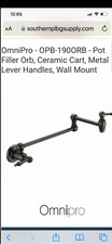 pot filler in oil rubbed bronze