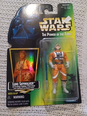 Hasbro Star Wars 1997 Power Of The Force Luke Skywalker Fighter