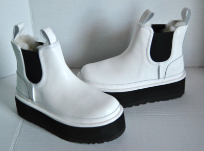 靴 UGG NEUMEL PLATFORM CHELSEABOOT WHITE 24 NWOT UGG NEUMEL PLATFORM CHELSEA WOMEN'S BOOT WHITE SIZE 7 USA | eBay