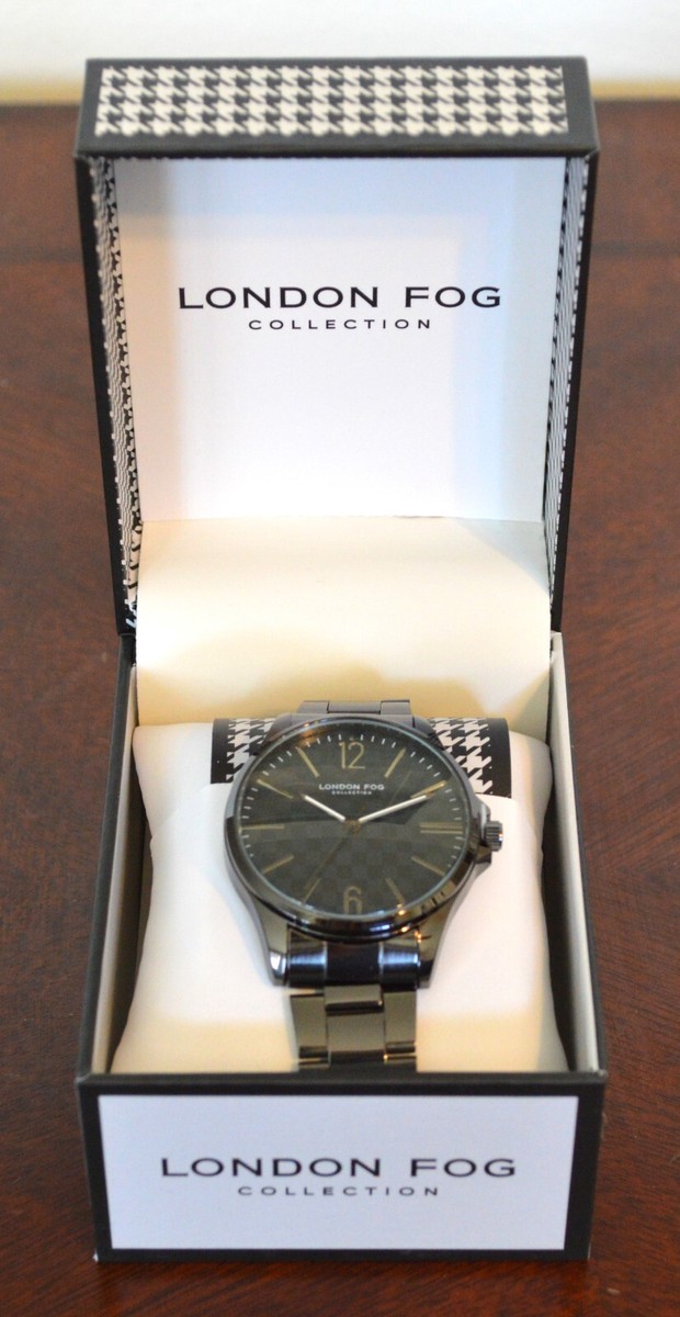 London Fog Aberdeen Link Bracelet Watch #LF017GN- NIB | eBay