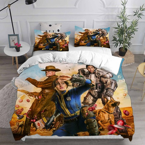 Fall out 101 Boy Power Armor 3D Duvet Cover Bedding Pillowcase Quilt Single Size - Picture 20 of 25