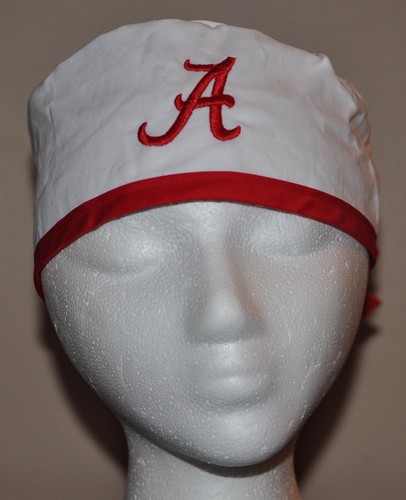 Alabama Embroidered A Men's Scrub Cap 