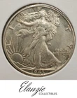 1943-P Walking Liberty Half Dollar. BU coin.