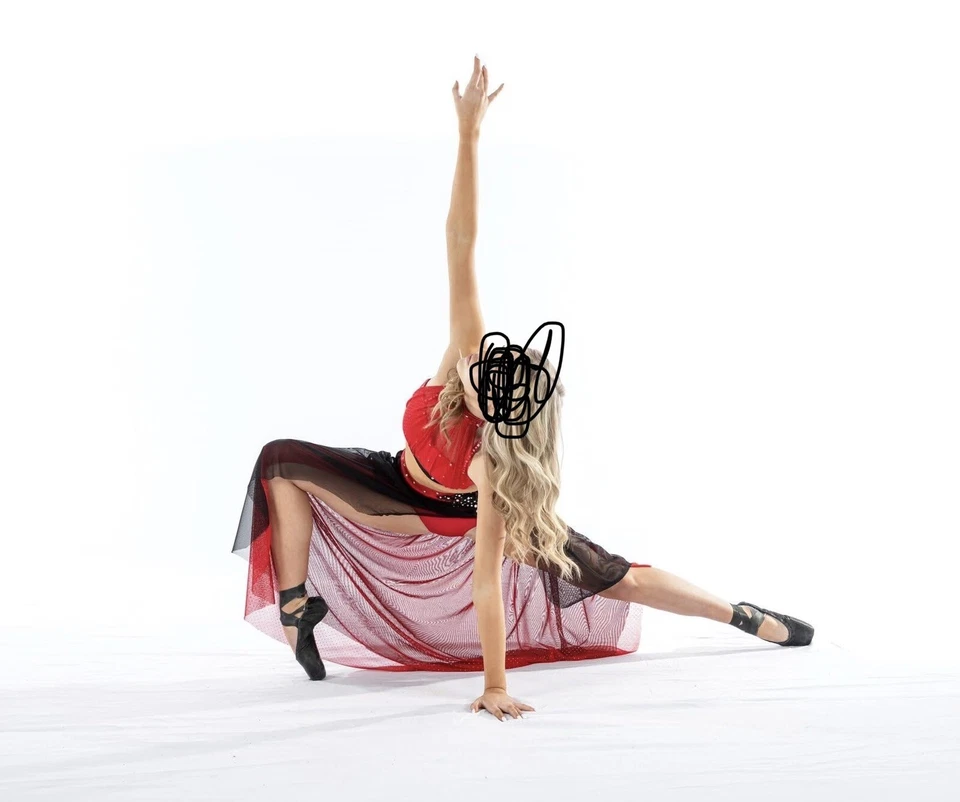 Disfraz de danza contemporánea/lírica personalizado solo adulto XS/S Foto 2 de 4