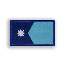 Minnesota State Flag Embroidered Patch 3 ⅜" x 2"