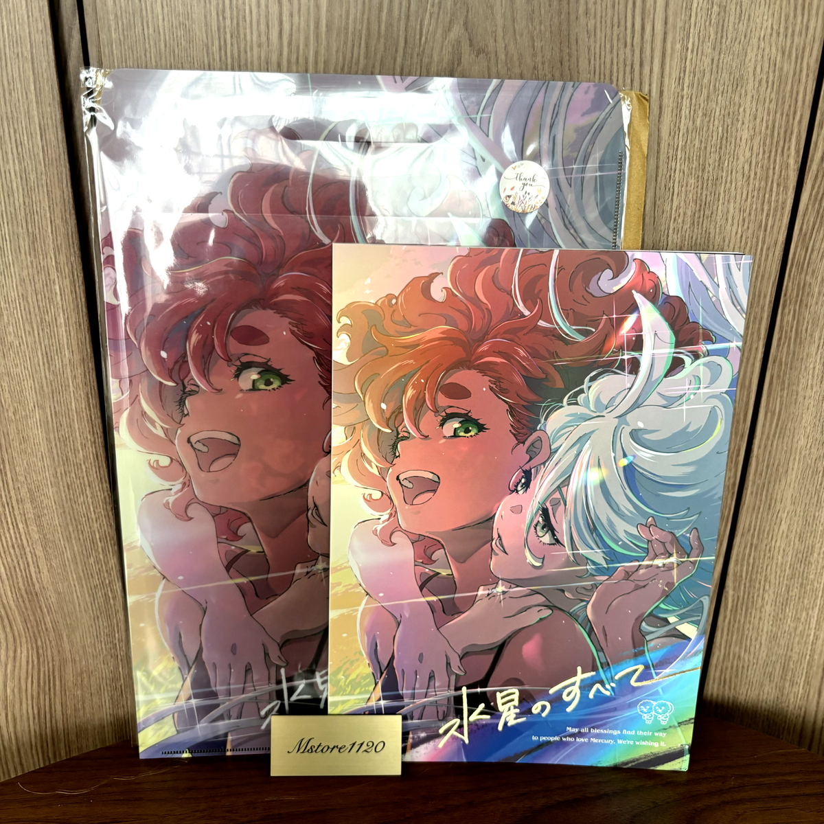 ADAKAWA アートブック THE WITCH FROM MERCURY C102 Limited Art Book and Folder Mobile