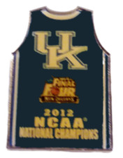 Kentucky Wildcats Pin RARE 2012 University of Kentucky National Champ Jersey Pin