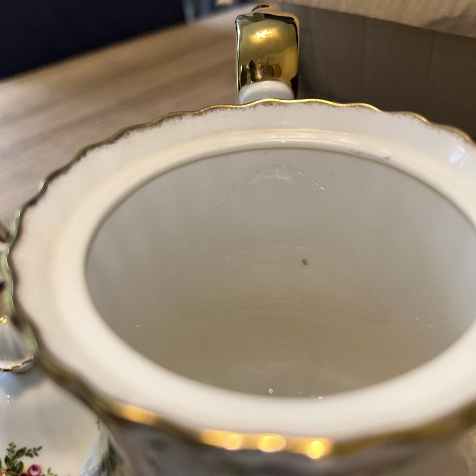 Royal Albert Old Country Roses Coffee Pot Set ( Seconds) eBay