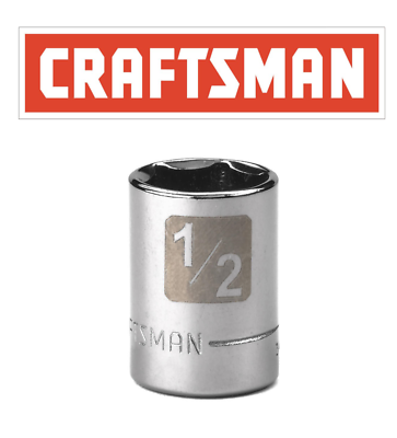 #ad #ad Craftsman Easy Read Socket 1 4quot; Drive Shallow Metric or Inch Choose Size $10.95