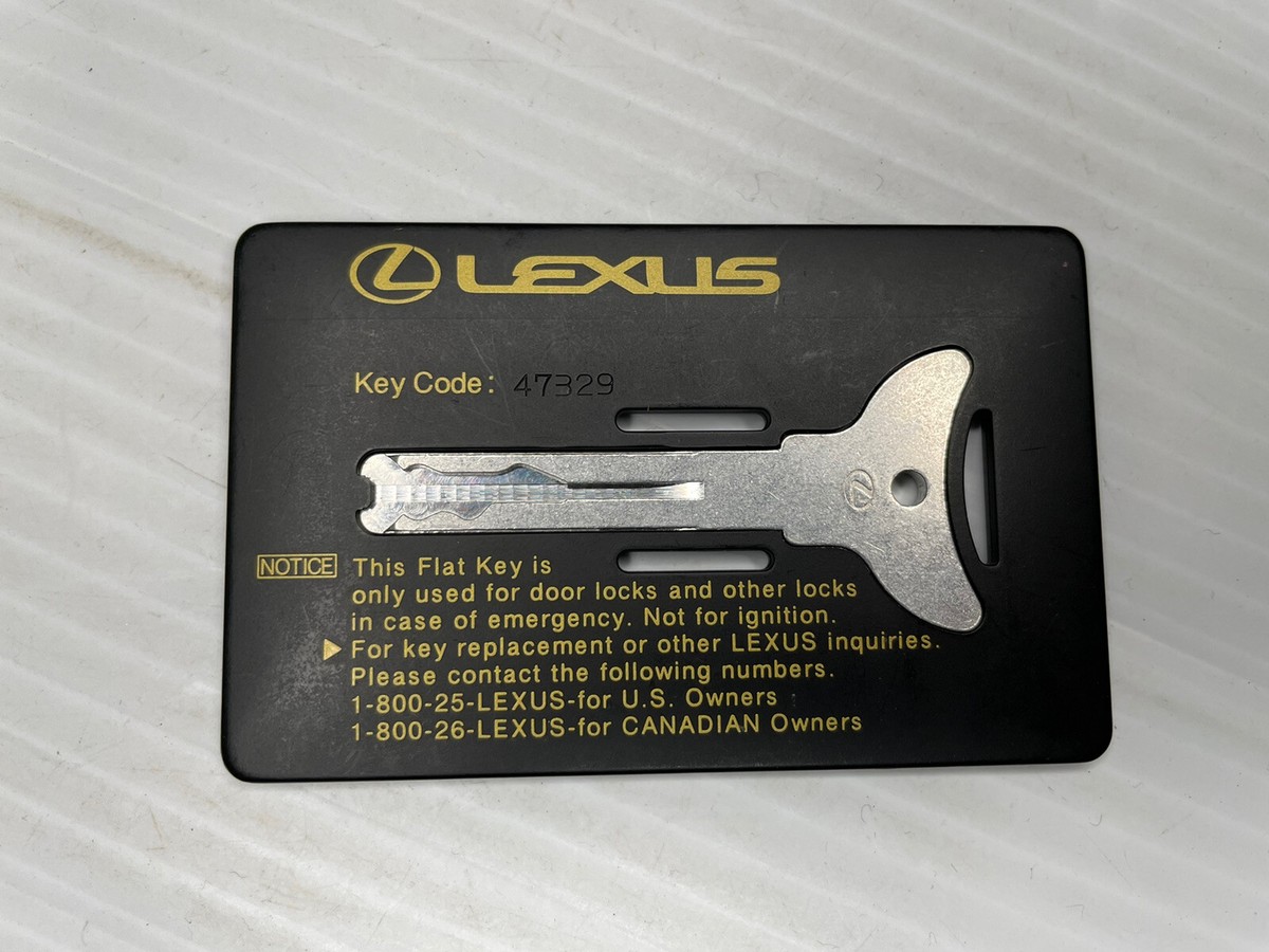 LOOPERS 豪華版　新品未開封　key Lexus RX 300 Door Flat Key Replacement Spare Wallet Credit Card