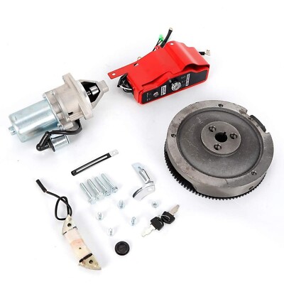 FDJ Electric Start Kit for Honda GX390 GX340 11HP 13HP - Flywheel Starter Mot...