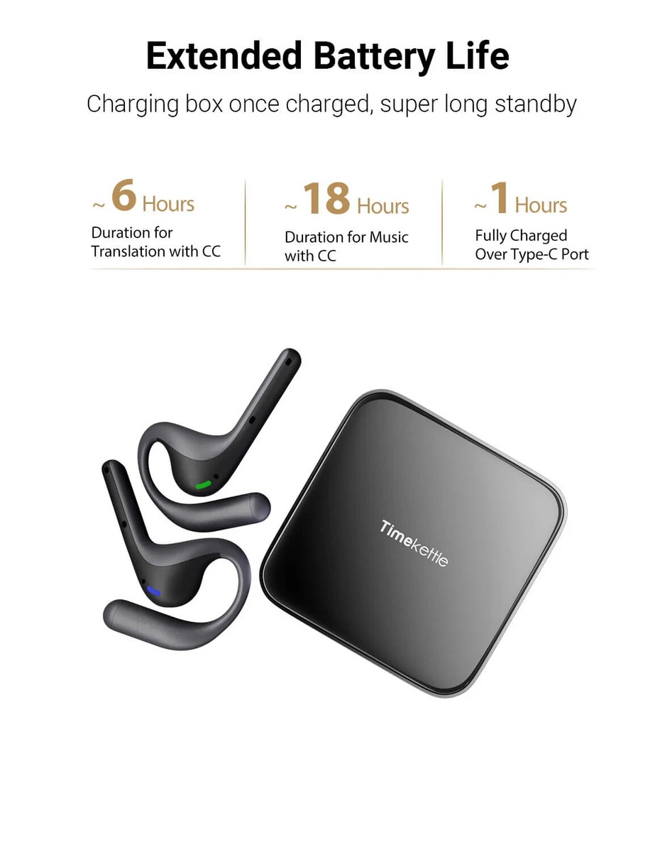 イヤホン Timekettle AI Interpreter Earbuds W4 Pro W4 Pro AI Interpreter Earbuds – Timekettle
