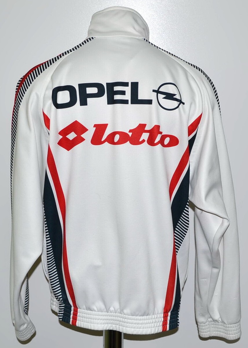 AC MILAN ITALY 1997/1998 TRAINING FOOTBALL JACKET LOTTO SIZE S