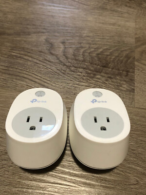 LOT of (2) TP-Link HS100 Wi-Fi Smart Home Outlet Plug Fully Tested works Great