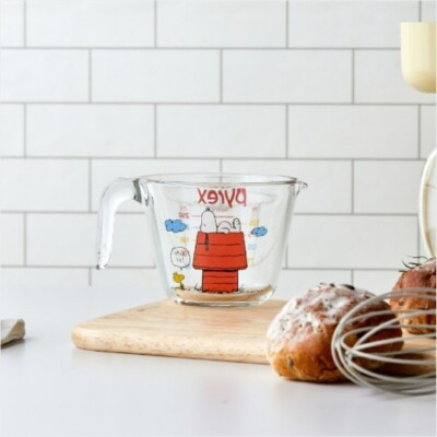 PYREX x PEANUTS SNOOPY Measuring Cup 2p set- 500ml(16.9oz) 250ml