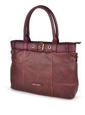 Borsa Ecopelle Grande Donna Wine Effetto Invecchiato Donna Marta Marzotto 