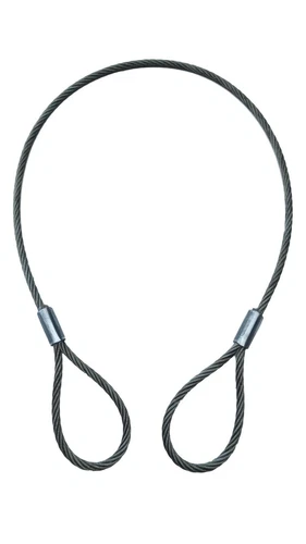 Steel Wire Rope Lifting Strop - Wire Rope Sling With Loop Each End - Choose Size
