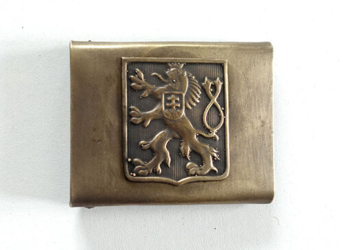 CZECH ARMY WW2 ERA REPRO EQUIPMENT BELT BUCKLE