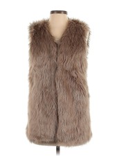 Chicwish Women Brown Faux Fur Vest S